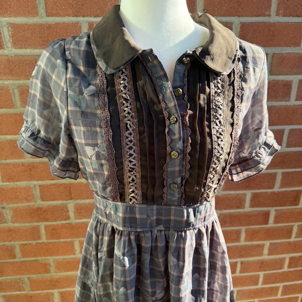 Axes Femme plaid dress - Picture 3 of 7